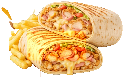 Burrito chicken crispy